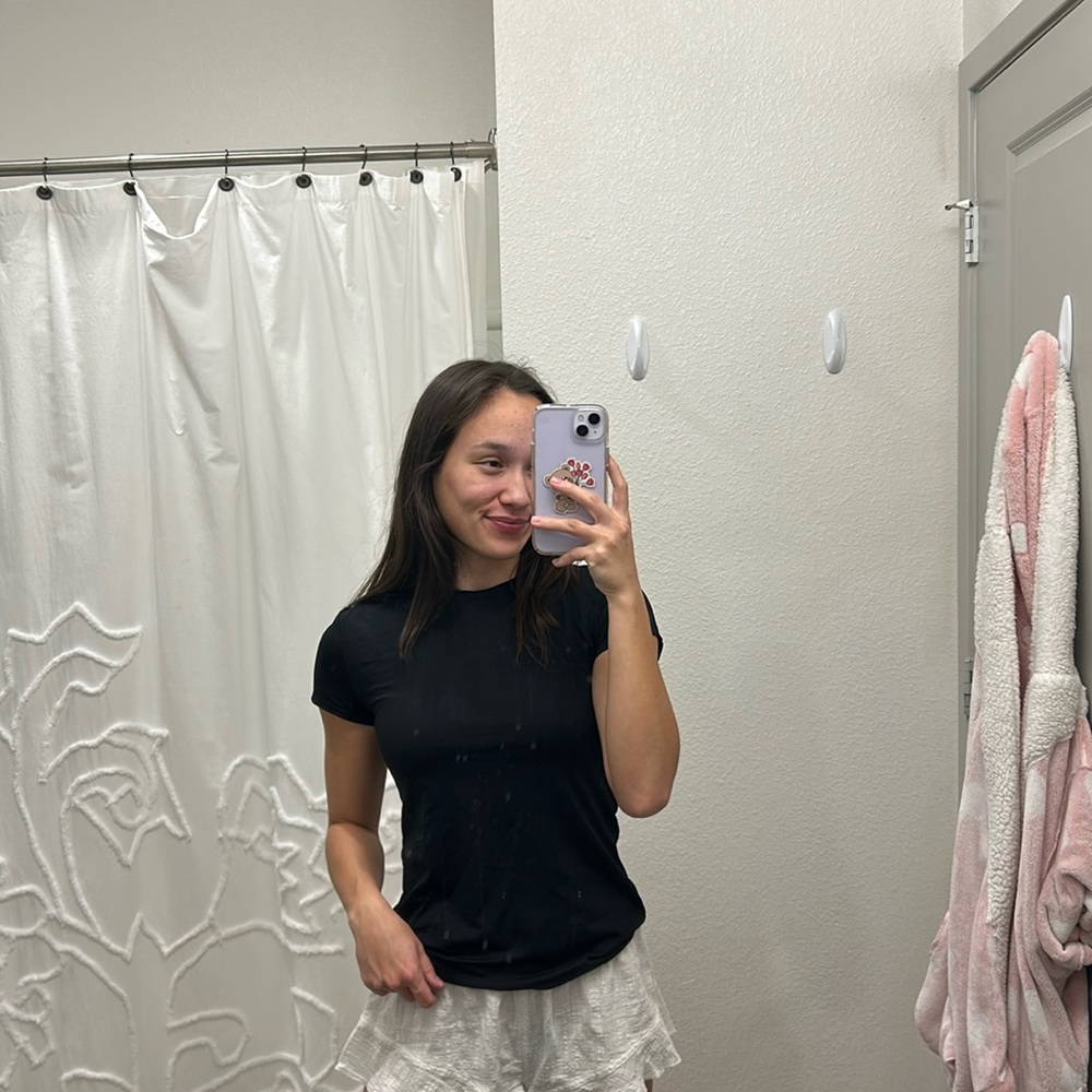 Stretchy cute everyday shirt